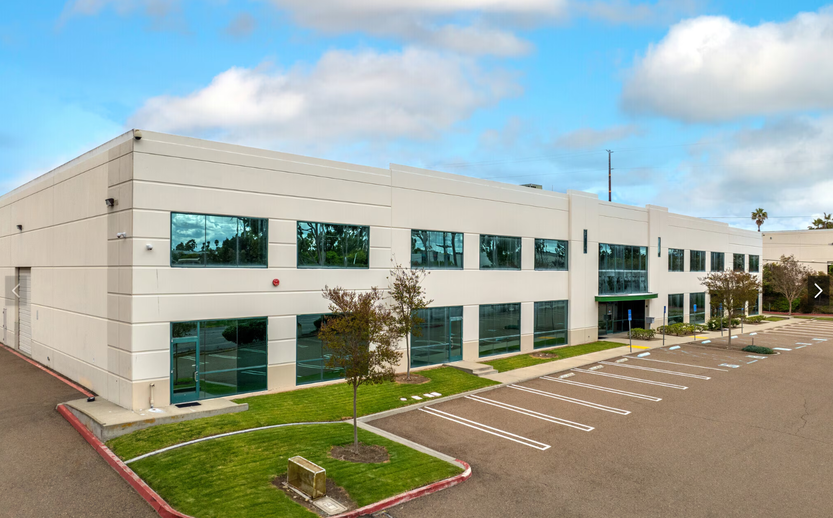 Exterior of 13790 Stowe Drive industrial property in Poway, California